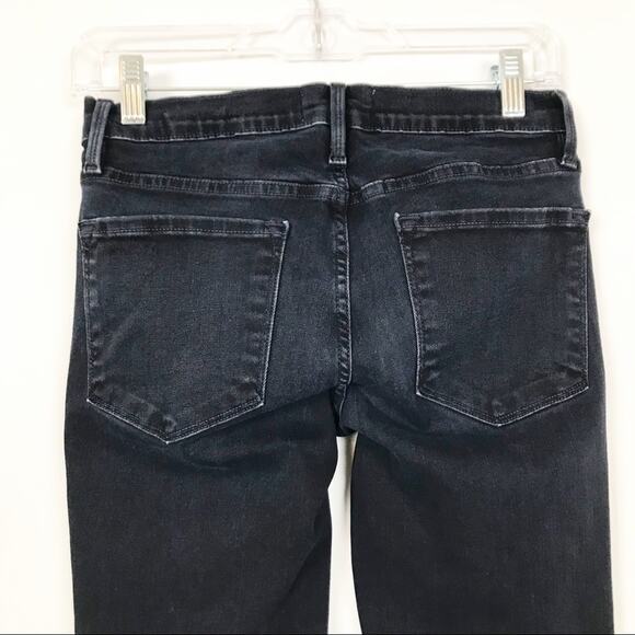 Frame Denim Le Skinny de Jeanne Dark Wash Jeans - Picture 6 of 8